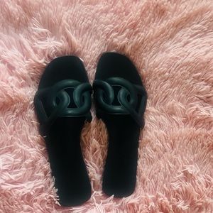 Hermes rubber aloha sandals